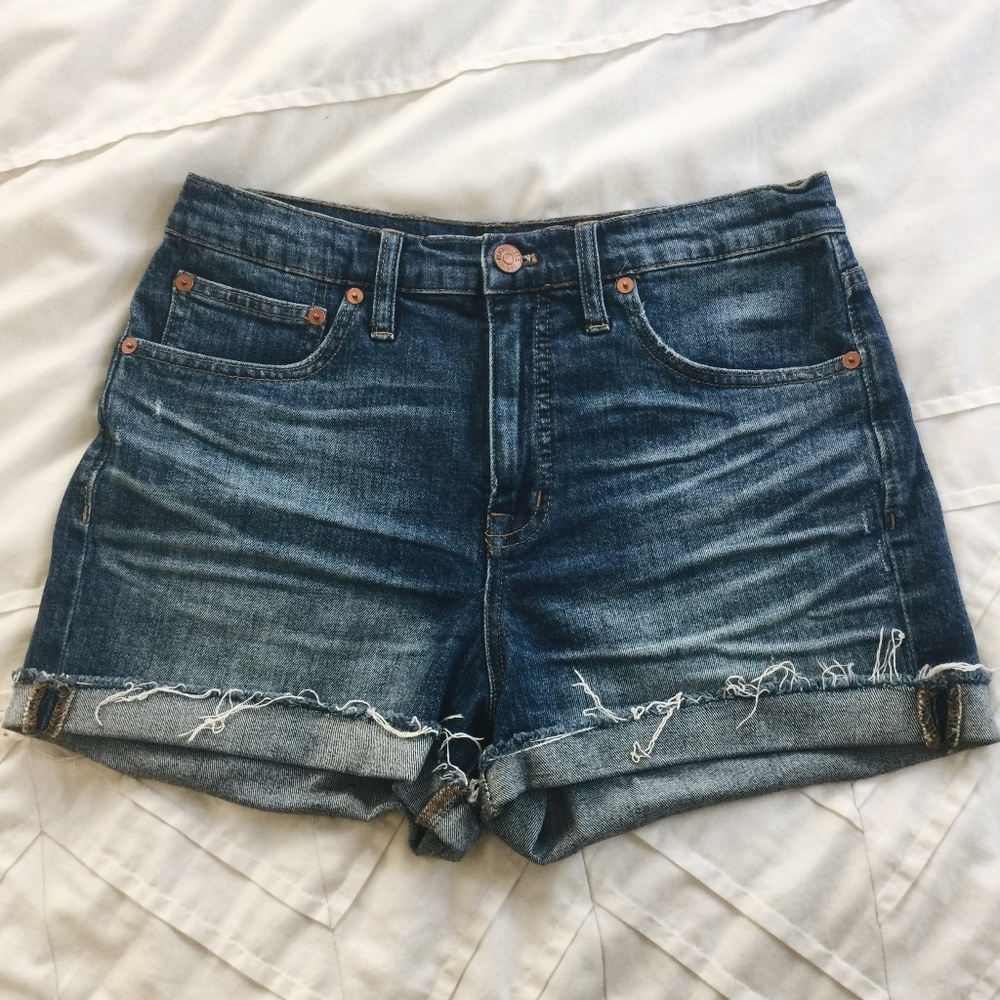 Madewell High Rise Denim Shorts
